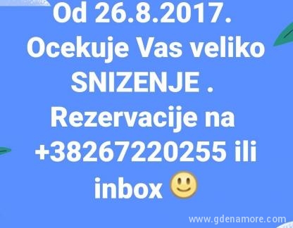 apartmani, частни квартири в града Dobre Vode, Черна Гора